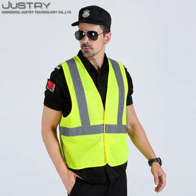 High Visibility Safety  Vest/ Justry 8802/ANSI/ISEA Standard /S-5XL/Yellow/Orange/Blue/ReflectiveVest