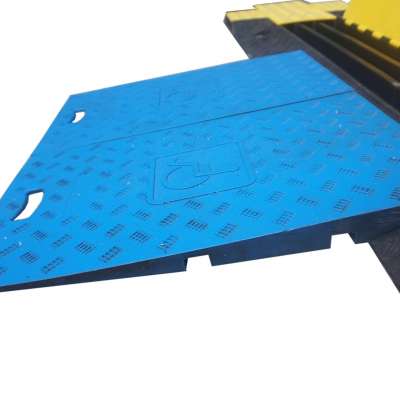 Temporary wheelchair ramps plastic leveling handicap portable wheelchair ramp for Cable Protector