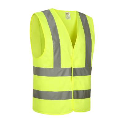 Reflective vest clothing polyester promotion cheap reflective safety vest